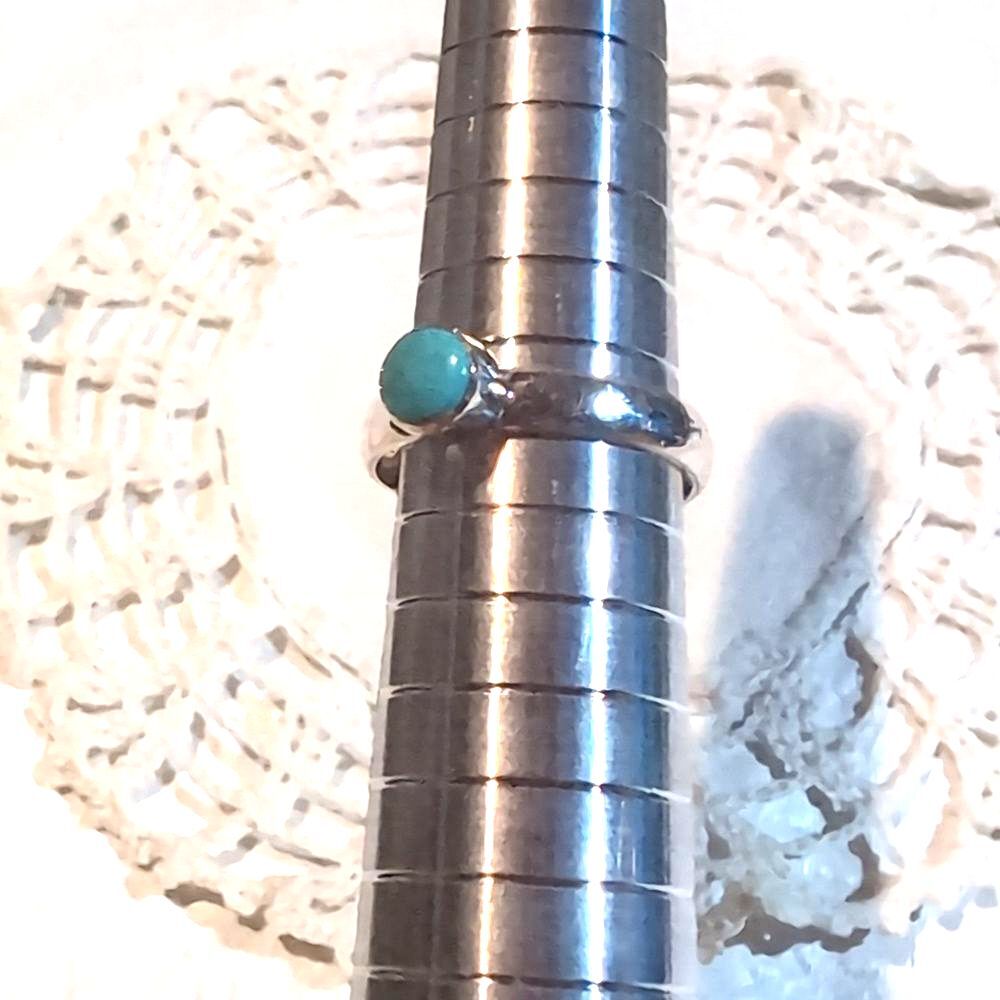 Turquoise Ring Sterling - Picture 4 of 4